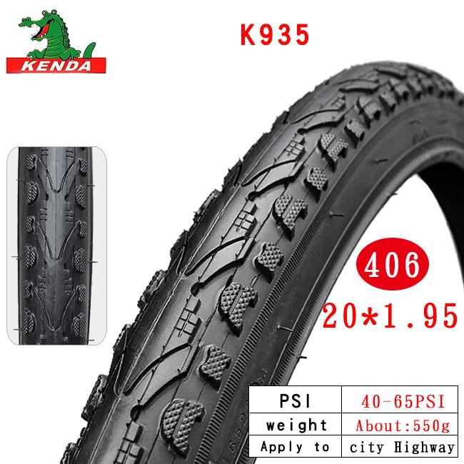 Kenda 20 inch bike tire 20 * 1.25/1.35/1.5/1.75/1.95/2.0/2.125 small wheel tire 20 * 1 1 / 8 20 / 1 3 / 8 folding bicycle tire