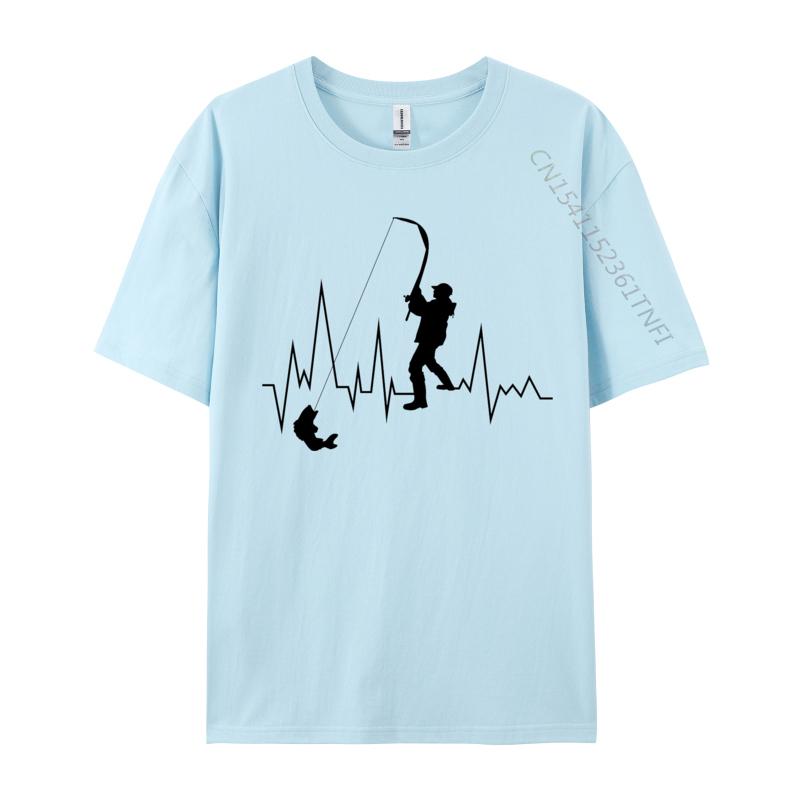 Fish Heartbeat TShirt Winter Gift TShirt for Unisex Cotton Printed T Shirt Discount Xs Graphic T Shirts