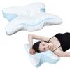 Подушка для шеи и шейного отдела для облегчения боли Подушки с эффектом памяти для сна Регулируемые эргономичные охлаждающие для сна на боку, на спине, на животе