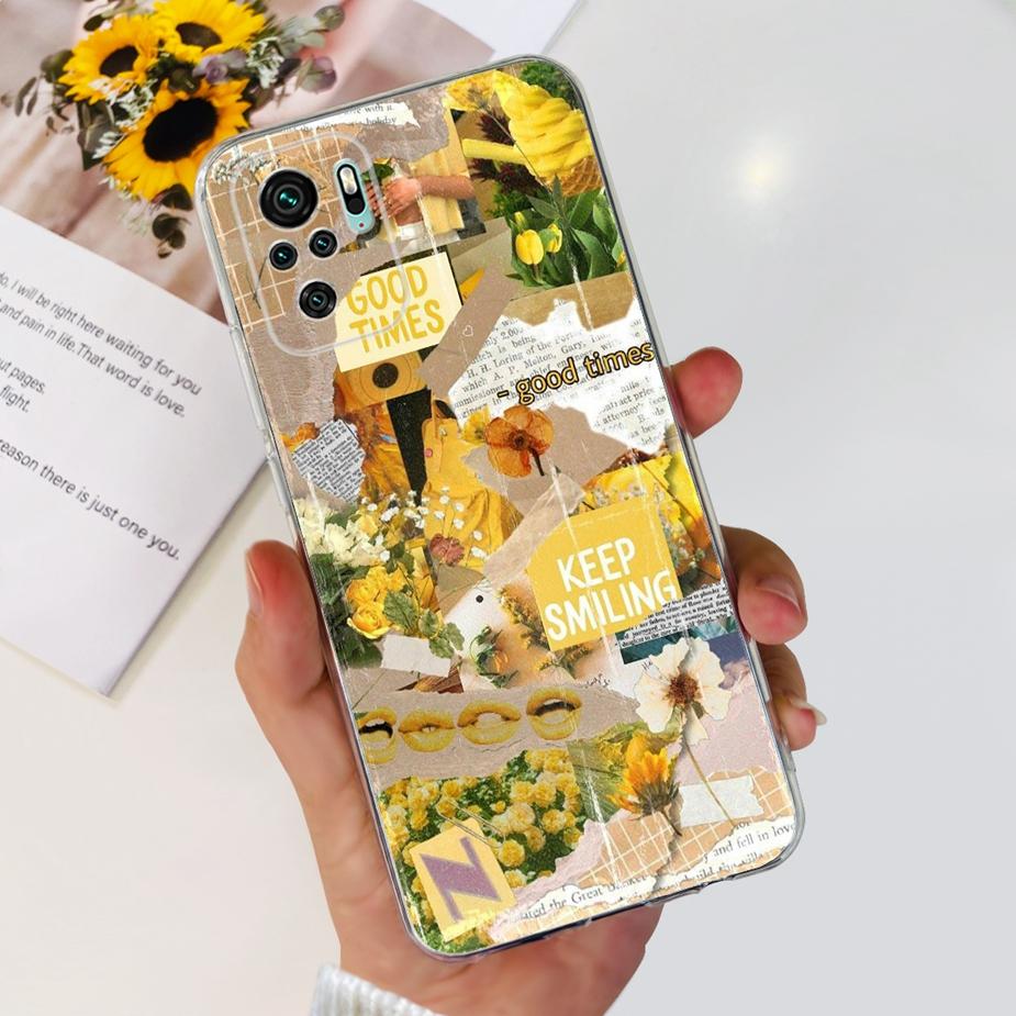 Чехол для Xiaomi Redmi Note 10 Note 10S Милый Мультяшный Расписной Чехол Мягкий Силиконовый Чехол Для Redmi Note 10 Pro Max Note10 10S Fundas