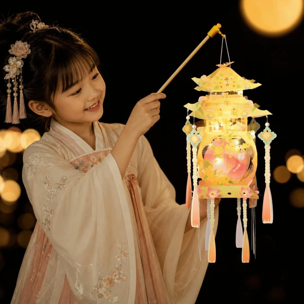 Hanging Decoration Mid-Autumn Festival Lantern Chinese-style DIY Material Kit Handheld Activity