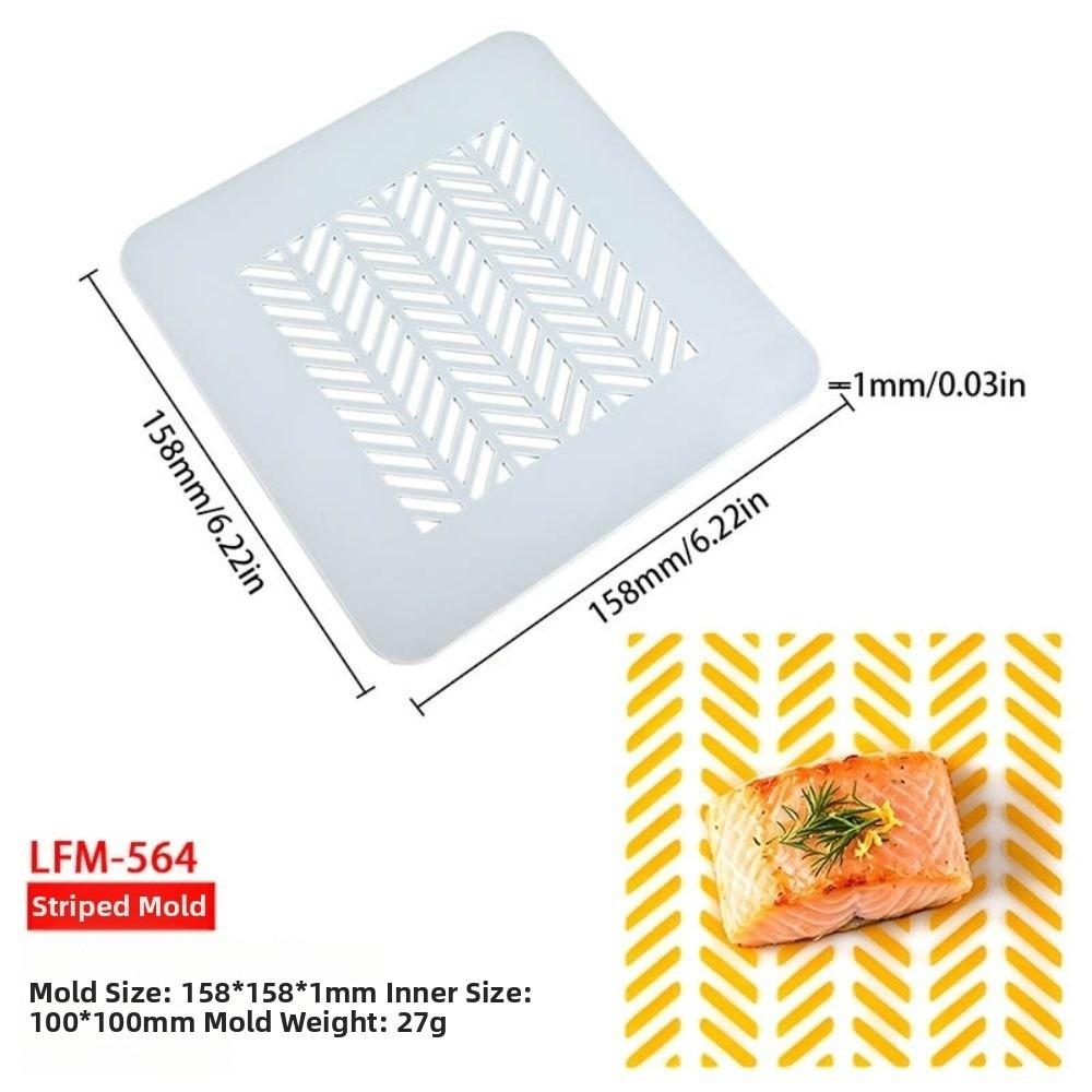 Reusable Cake Decoration Mold Easy Release Pastry Decorating Template Cake Decorating