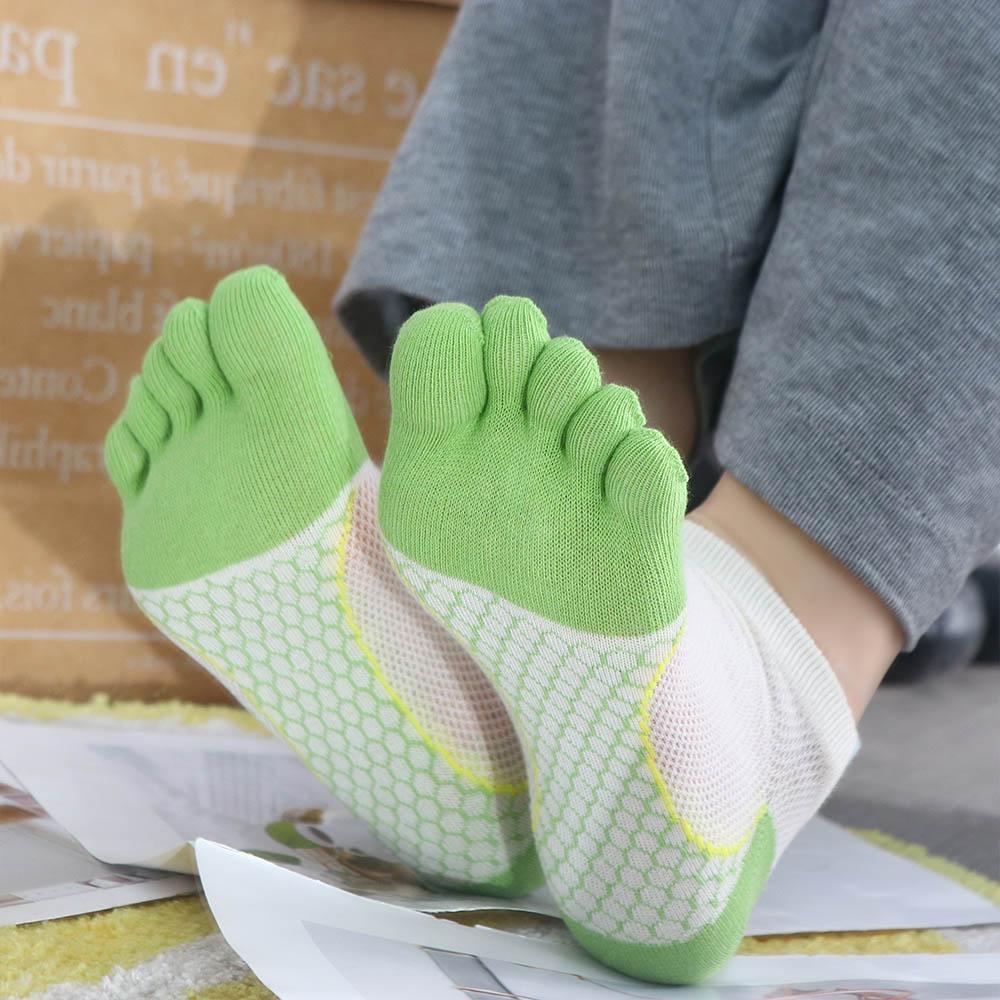 Matching Cotton Anti-slip Children Short Tube Socks Split Toe Socks Five-Finger Socks Kids Hosiery