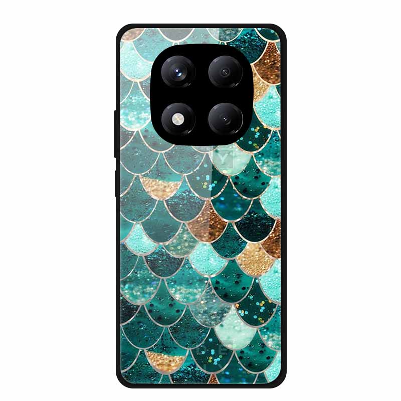Чехол для Xiaomi Poco X7 Закаленное Стекло Жесткая Задняя Крышка из Поликарбоната для Чехлов Телефона Poco X7 5G Модные Оболочки Coques для PocoX7 X 7 2025
