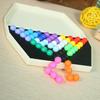 1 Set Kids' Educational Smart Bead Pyramid Game Toy Brain Teaser Balls with Colorful Engaging Puzzle