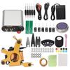 10 Wraps Tattoo Coil Machine Kit Tattoo Power Supply Complete Tattoo Machine Set for Beginners