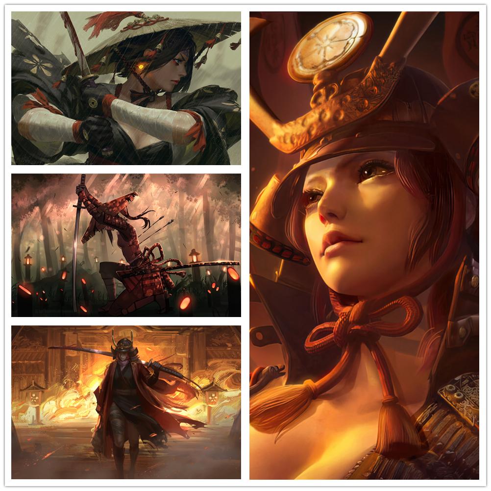 HD Красота Аниме Игры Фэнтези Девушки HD Печать Холст Модульная Живопись Домашнее Украшение Плакаты Гостиная