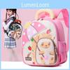 Fun And Playful Cartoon Hedgehog Backpack For Children Lightweight And Comfortable School Bag