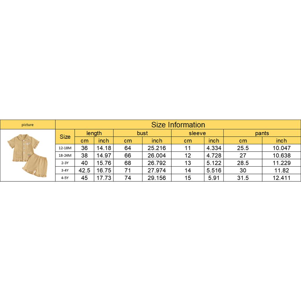 Пижама для маленьких девочек на Пасху, клетчатый принт, вышитые оборки, футболка на пуговицах с эластичными шортами для дома, одежда для сна