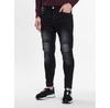 Джинсы Brave Soul MJN-BIKERCHARC черный Skinny Fit