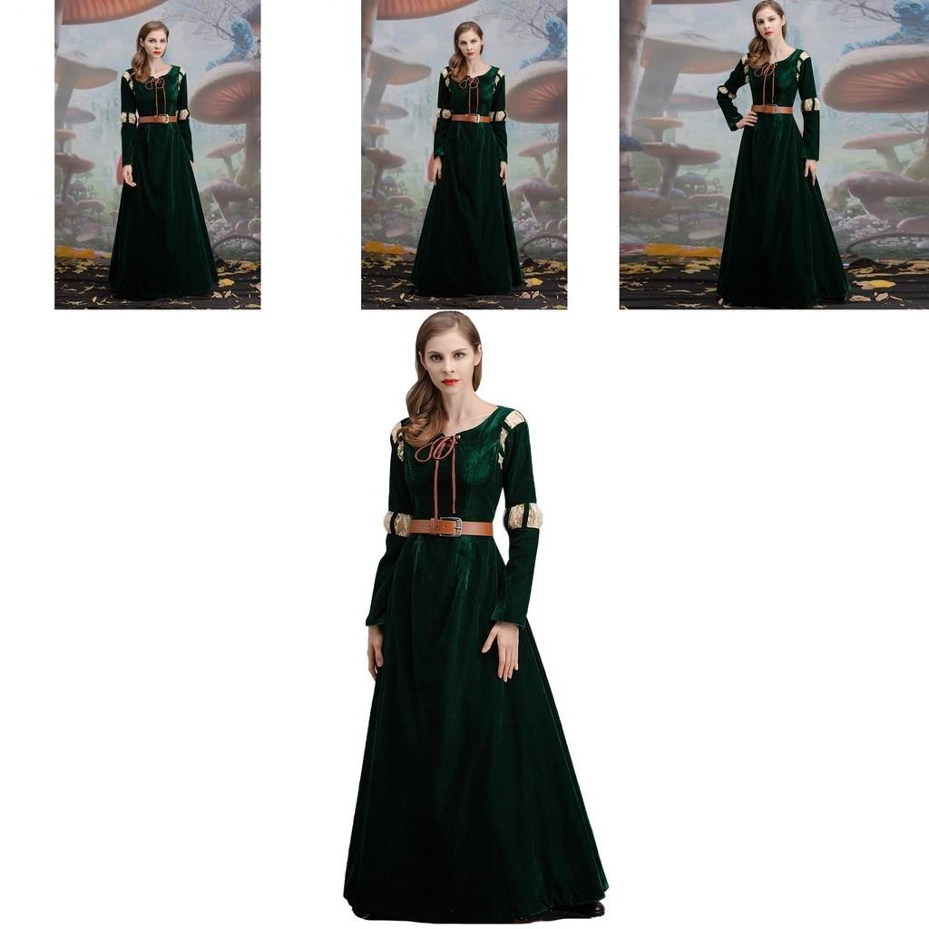 Brave Merida Princess Costume Adult Dress High Quality Cosplay Suit For Halloween Party