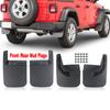 Mudguards Front Rear Mud Flaps Splash Guards Fender Protector Exterior Parts for Jeep Wrangler JL 2018 Car