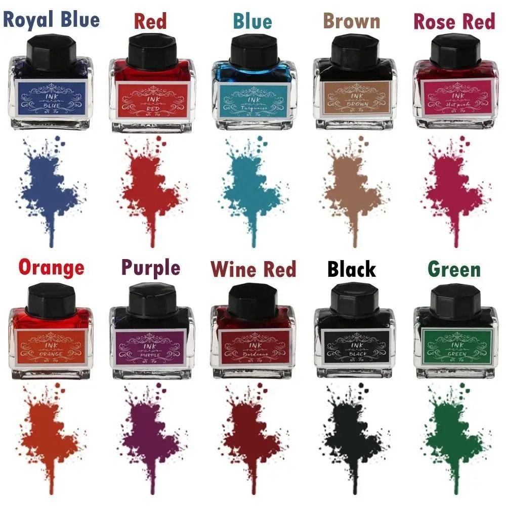 Non-carbon Colorful Ink Painting Fountain Pen Ink School Carbon-free Ink Stationery