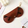 Sunglasses Box High Appearance Level Leather Bag Chain Portable Travel Sunglasses Glasses Universal Storage Bag