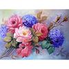 5D DIY Diamond Painting Flower Cross Stitch Kit Full Round Drill Embroidery Mosaic Art Rhinestones Home Decor Wall Art Gift