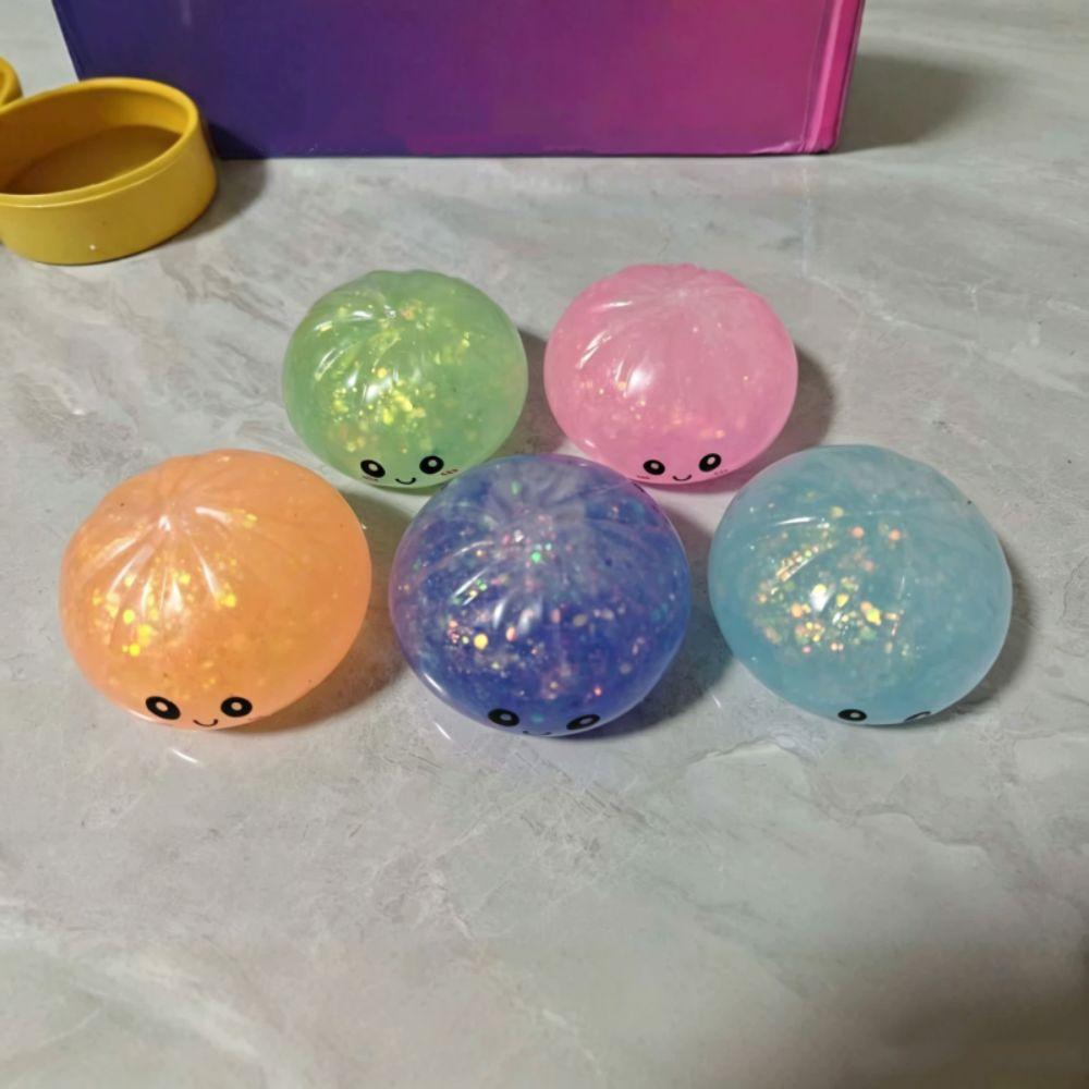 Luminous Squishy Dumpling Noctilucent Sensory Fidget Ball Dumpling Squishy Toys  Kids Adults