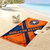 Name Custom Houston Astros Logo Print Beach Towel, Large Soft Quick Dry Towel for Beach Camping Swimming