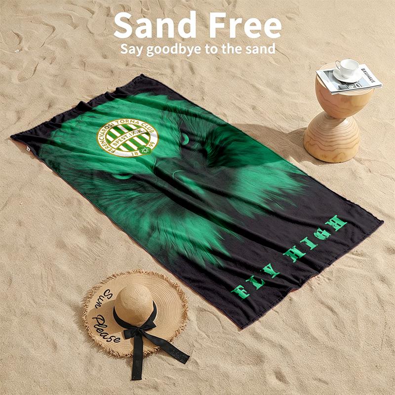 Ferencvarosi TC Beach towels also serve as bath towels summer essential a musthave for the outdoors the beach and the pool