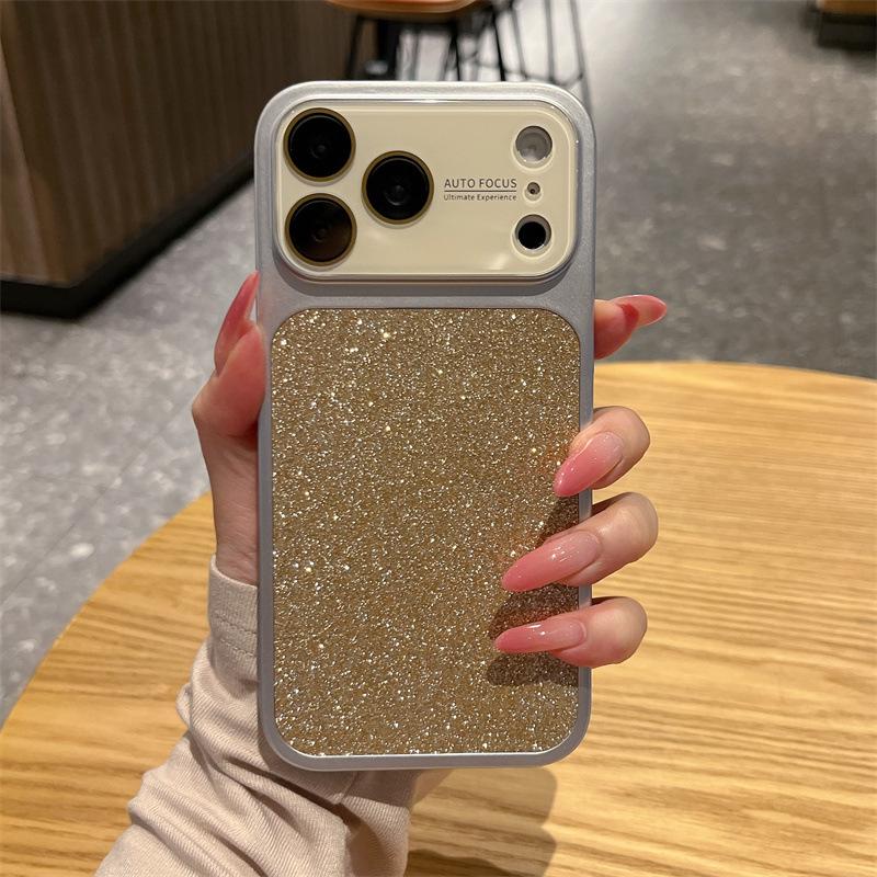 Чехол-зеркало с блестками для iPhone 17 Pro Max - Полное покрытие для iPhone 14-16