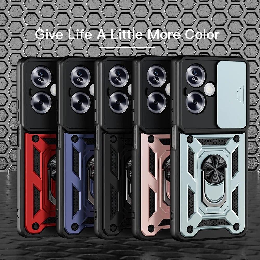 KEYSION Противоударный защитный чехол для OPPO A79 5G A78 A58 4G, защитное кольцо для объектива камеры, чехол-подставка для телефона для OPPO A38 A18 4G