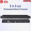 Цифровой аудио матричный процессор HuiDu DP8X8 (Китайская версия)