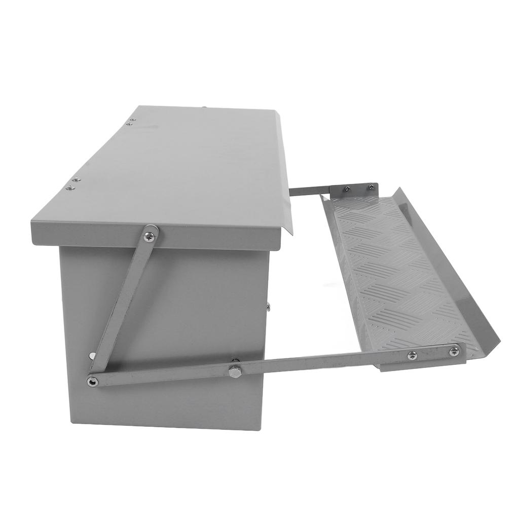 Автоматическая кормушка для кур из стали большой емкости, водостойкая, кормушка для птиц, дозатор еды с крышкой