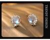 Серьги из серебра 925 пробы с лунным камнем «Под баньяновым деревом» для женщин – Дизайн «Звезда и Луна»