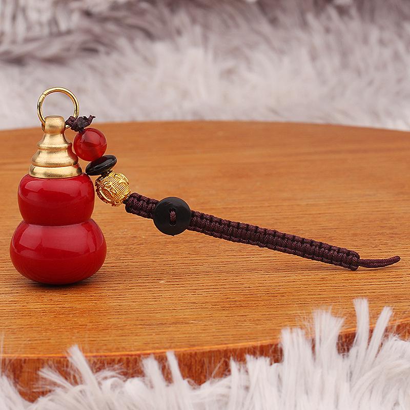 Zodiac Gourd Cinnabar Pendant & Keychain Craft Accessories