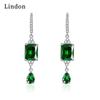 Lindon Copper Alloy Zircon Earrings Drop Earrings For Women Wedding Party Gifts