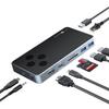 Docking Station and SSD External Case SETMSPACE 10 Port Docking Station USB C X 1 Ethernet X 1 X 3 X 1 Card Reader X 1 X 1 NVME SSD External M.2 (HDMI