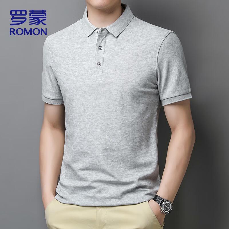 ROMON Men's Summer Business Casual Cooling Polo Shirt