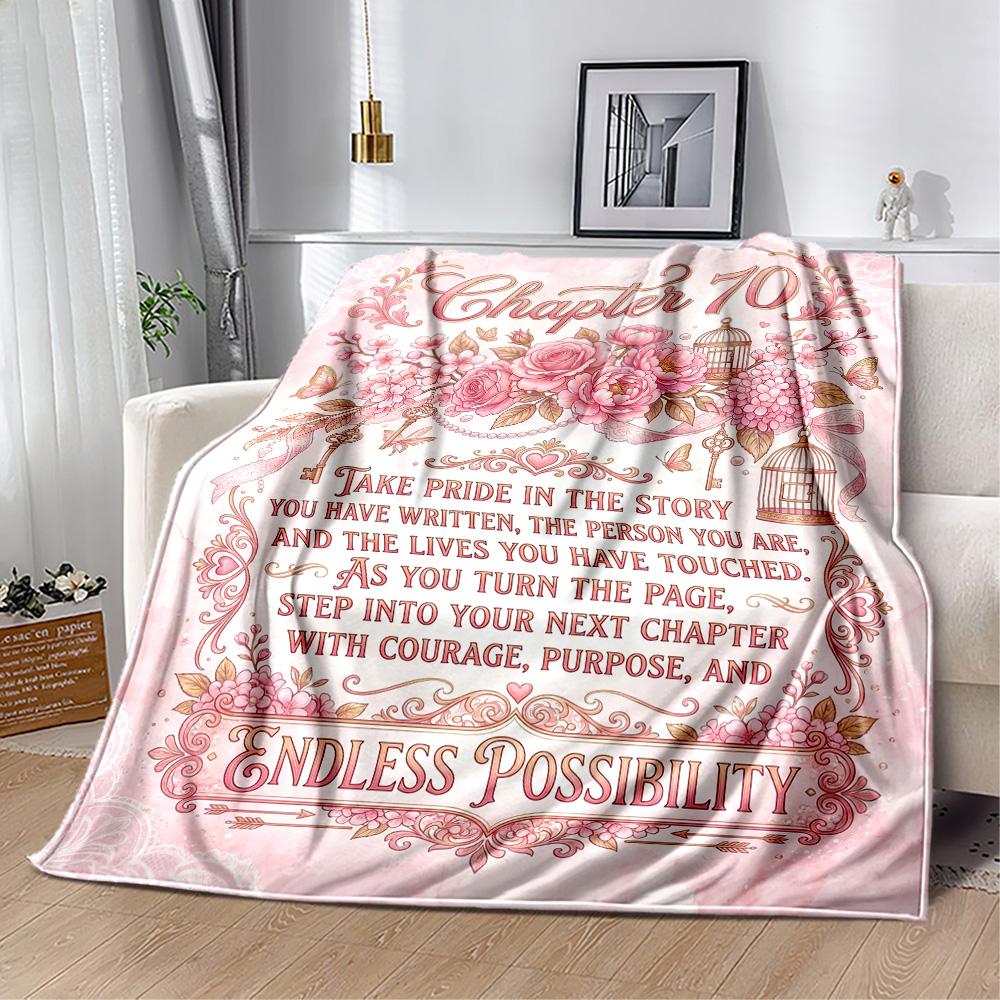 Vintage 1956 Celebration Flannel Blanket-Soft and Suitable for Sofas,Beds,Offices,Travel,All Seasons,Great Gift for Holidays and Birthdays.