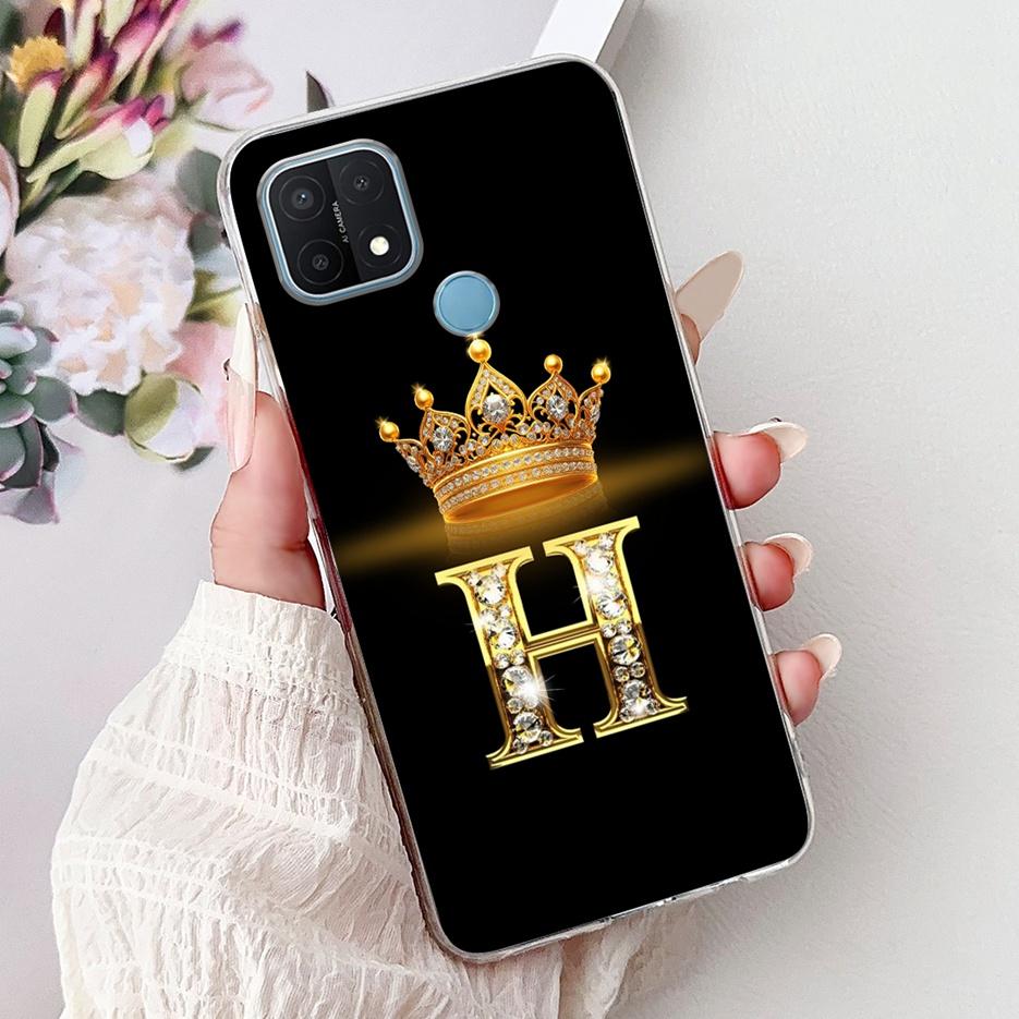 For Oppo A15 Case CPH2185 Stylish Letters Cover Clear Silicone Phone Case For Oppo A15s A 15 OppoA15 OppoA15s Soft Fundas Bumper