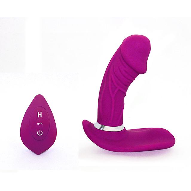 CLAMY - Vibrator with Heat Function and Remote Control