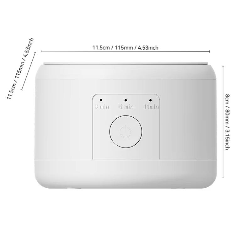 Premium Dental Ultrasonic Cleaner for Retainers and Dentures Professional Quality for Home and Travel