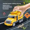 Dump And Mixer Truck Model Children Toy With Lighting And Storytelling Function For Toddlers