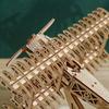 3D деревянная головоломка крылья самолет деревянная поделка своими руками модель самолета набор для сборки ручная работа 3D трехмерная головоломка ретро модель самолета украшение для дома игрушка