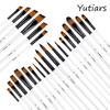 Набор профессиональных художественных кистей Yutiars - 6/24 шт., Нейлоновая щетина для акварели, акрила, масляной живописи, поделок и рисования по лицу и телу