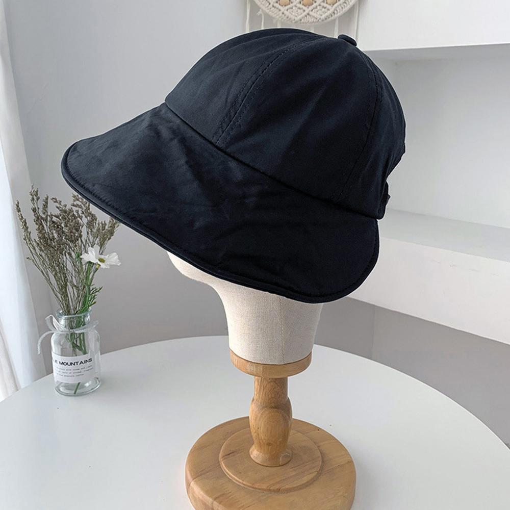 Новая широкополая шляпа от солнца, летняя шляпа-ведро с защитой от солнца, шляпа рыбака, солнцезащитная кепка, шляпа с защитой от ультрафиолета, складная, можно завязать хвостик на открытом воздухе