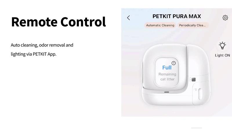 PETKIT PURA MAX Ящик для кошачьего туалета Автоматическое самоочищающееся приложение Глобальная версия Большой умный туалетный лоток Areneros Para Gato Кошачий туалет
