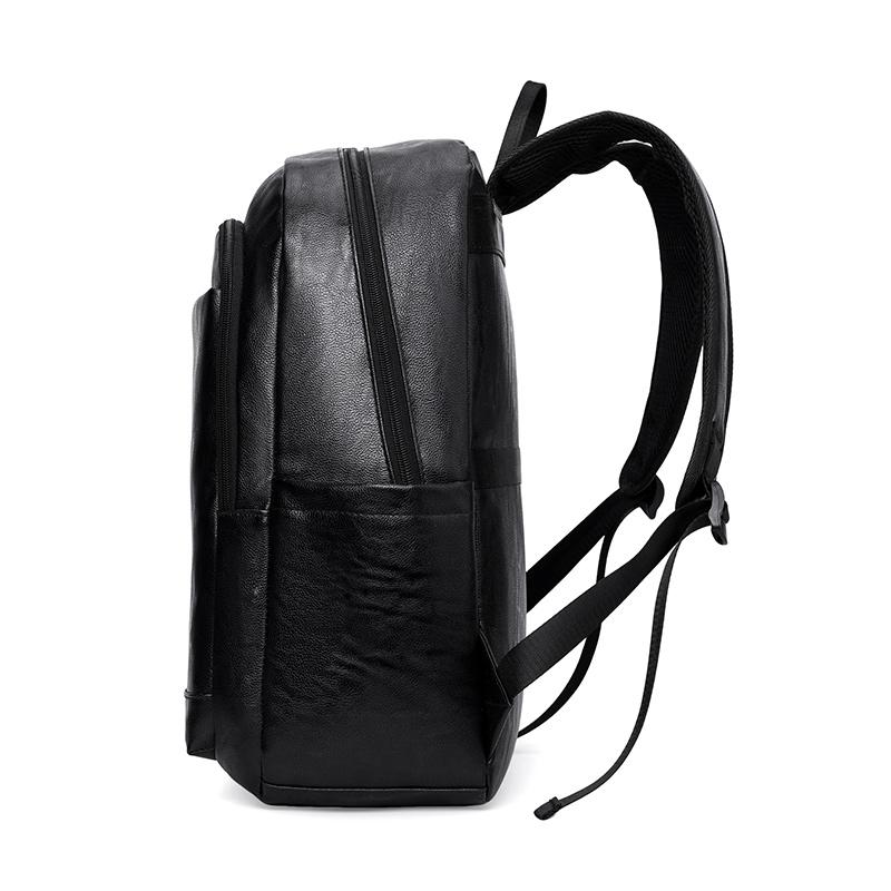 Деловой полиуретановый рюкзак Мужской большой вместимости Рюкзак для компьютера Водонепроницаемый Дорожный Студенческий Школьный рюкзак