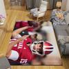 Fernando Mendoza Flannel Printed Carpet, Home Sofa Decoration for Living Room & Bedroom, Non‑Slip Play Flannel Floor Mat for Game Room