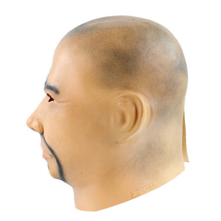 Латексная маска лысого плохого парня