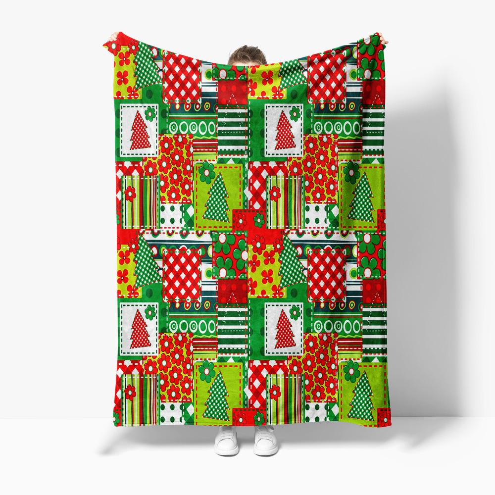 Cozy Throw Blanket Soft Warm Fuzzy Plush Sherpa Blanket Home Decor Bedding Gift Idea Christmas Holiday