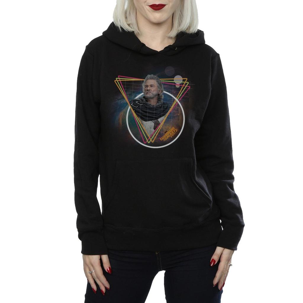 Marvel Womens/Ladies Guardians Of The Galaxy Neon Ego Hoodie