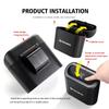 VIJT4 For Skoda Car Hanging Trash Bin Storage Box Auto Accessories Kamiq MK3 Roomster Rapid Kodiaq Karoq Fabia Enyaq