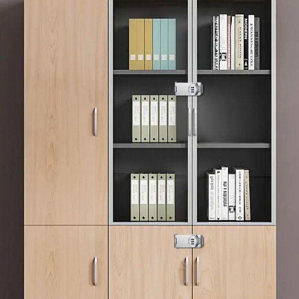 Zinc Alloy Combination Coded Lock 3 Digit Coded Window Stoppers New Cabinet Password Locks  Cabinet