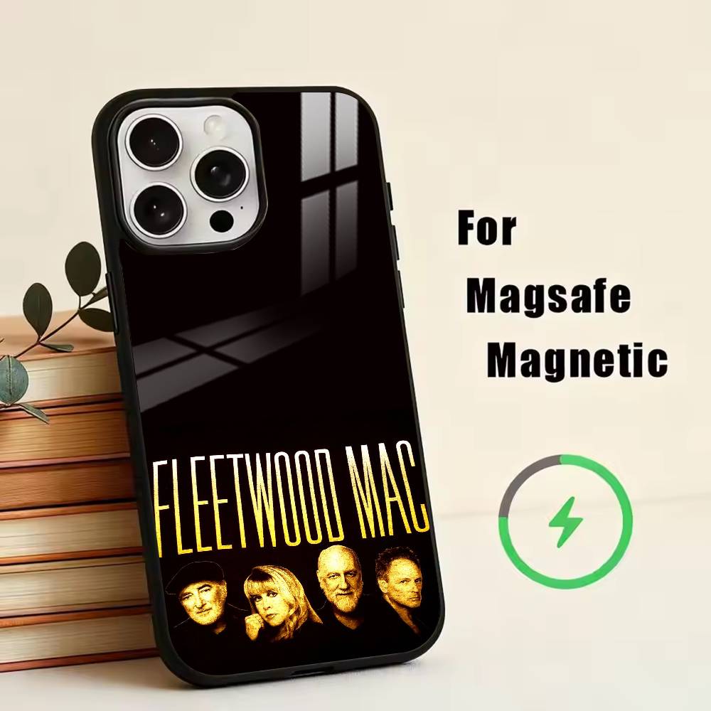 Band F-Fleetwood M-Mac Phone Case For iPhone17,16,15,14,13,12,11 Plus,Pro Magnetic For Magsafe Wireless Charging