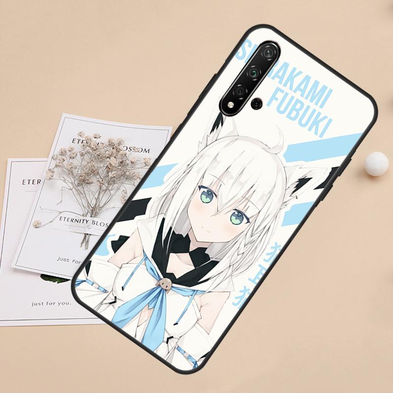 Shirakami Fubuki Hololive For Huawei Nova 10 9 SE 3i 7i 8i 11i 12i Y60 Y61 Y70 Y72 Y73 Y90 Y91 P20 P40 P30 Lite Case