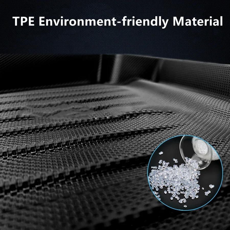 Car Rear Trunk Mat for Toyota Sienna XL40 LE XSE 2021~2024 Special TPE Waterproof Pad Trunk Tray Liner Cargo Cover Accessories